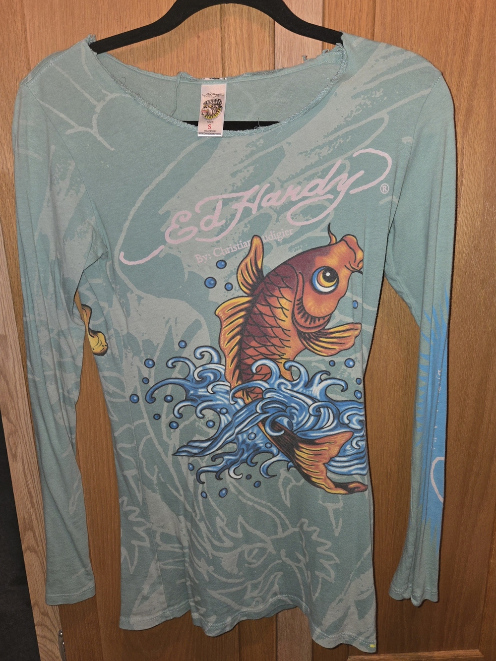 Y2K Vintage Ed Hardy with Koi Graphic
